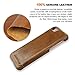 Pierre Cardin iPhone 8 Leather Case / iPhone 7 Case Protective Slim fit Snap On Hard Back Cover for iPhone 8 / iPhone 7 Brown