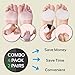 Metatarsal Pads - Ball of Foot Cushions by LUNODA Combo 2 Pairs (4pcs) - Forefoot Insoles for Metatarsal Support and Foot Pain Relief - Prevent Calluses and Blisters For Men and Women