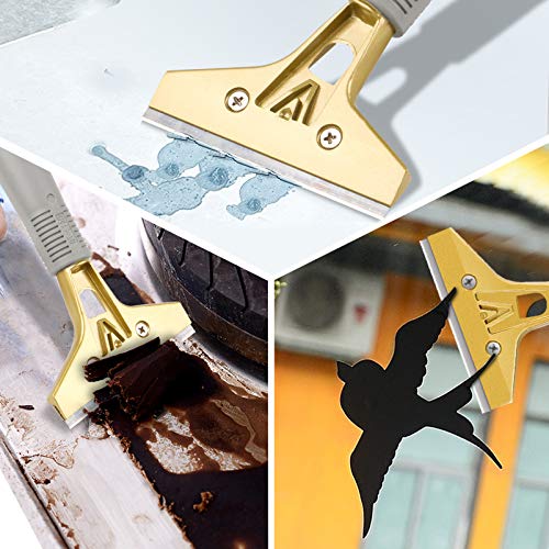 Razor Blade Scraper, 4 Inch Scraper Tool with 10pcs Extra Metal Blades