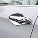 KUST mw3968w Chrome Door Handle Covers, Side Door Handle Hardware fit for Honda 2015 2016 CRV Handle Bomb Trim,Pack of 4 Pieces of Exterior Door Handle Protector