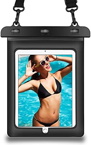 Black Universal Protective Waterproof Bag Pouch Case for iPad 9.7 / iPad Pro 9.7 / iPad Air 2 / Samsung Galaxy Tab S3 / S2 9.7 / Galaxy Tab A 10.1 / Lenovo New Yoga Tab 3 Pro 10 / Asus ZenPad 3S 10