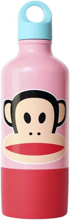 Paul Frank Drinking Bottle with Cup, Pink