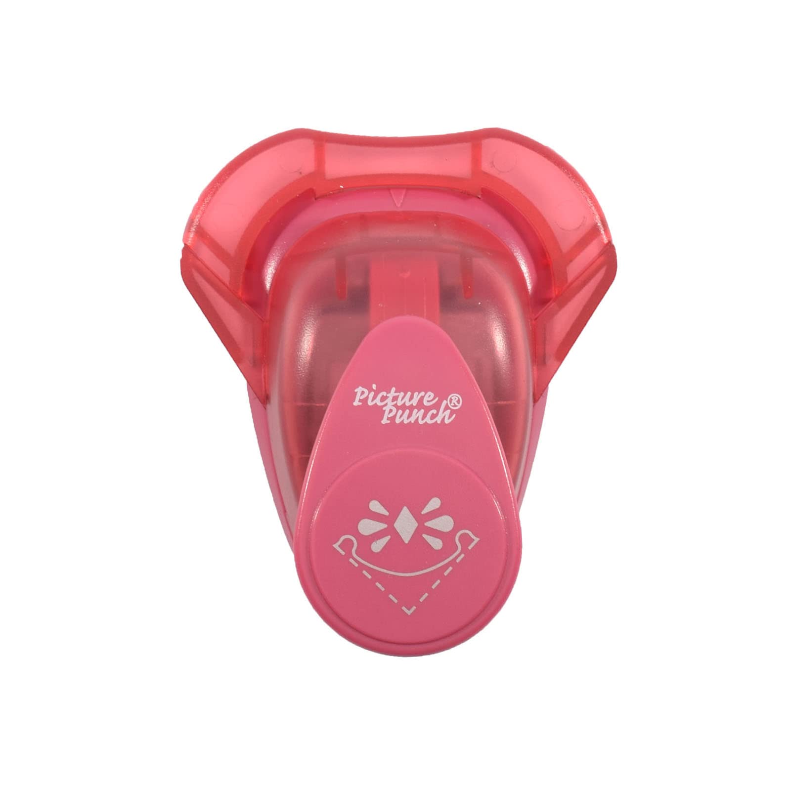 Vaessen Creative Corner Punch - Decorative Diamon - 1.8 x 2.3 cm - Card Making Supplies - Corner Cutter for Paper, Cards, Invitations and Scrapbook - Crafting Supplies