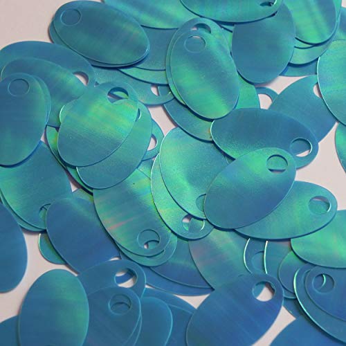 Large Hole Oval Sequin 1.25