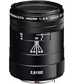 Amazon.com : Pentax 100mm f/2.8 WR D FA smc Macro Lens for Pentax