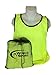 World Sport 12 Pack Adult Yellow Scrimmage Vests with Carry Bag