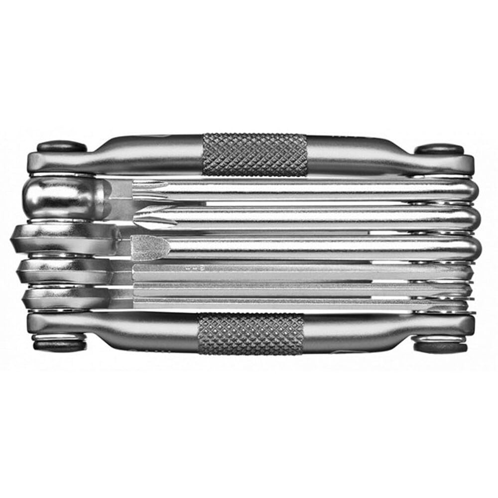 Crankbrothers Multi-10 Bicycle Multi-Tool, Nickel