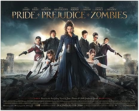 Pride Prejudice Zombies 8 Inch X 10 Inch Photo Cast W Weapons Landscape Shot Movie Poster Kn At Amazon S Entertainment Collectibles Store
