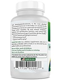 Best Naturals dhea 25 mg Suplemento 240 tabletas – apoya niveles de hormonas para los hombres y las mujeres – equilibrado Promueve saludable Envejecimiento – EE. UU. Fabricado con