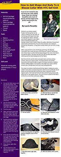 Sof-Knit Black HTC1725-2, 30 Inches Wide, Fusible Knit Interfacing Sold by The Yard