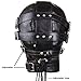 Leather Bondage Gimp Mask Hood, Black Full Face Blindfold Breathable Restraint Head Hood, Sex Toys, for Unisex Adults Couples, BDSM/LGBT Fetish Hood (Black(Full Face Hood))thumb 4