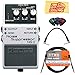 Boss NS-2 Noise Suppressor Bundle with Gearlux Instrument & Patch Cable, Picks, and Austin Bazaar Polishing Cloth