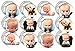 Boss Baby Buttons Party Favors Supplies Decorations Collectible Metal Pinback Buttons, Large 2.25” -12 pcs