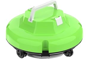 LIKJHBN Cordless Robotic Pool Cleaner, Portable Swimming Robotic Pool Vacuum Self-Parking Technology, 45W Dual Motors, 130Mins Runtime Up to 1100 Sq.Ft for Above-Ground Pools