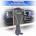 EAZOO ll003 Universal Air Vent Gravity Phone Car Mount Holder by Fast Gravity Auto Technology for iPhone X/8/8S/Samsung Galaxy S8 Plus and More - Black