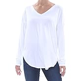 International Concepts Plus Size V-Neck Curved-Hem T-Shirt