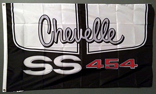 CHEVELLE SS SUPER SPORT 454 BIG BLOCK CHEVY FLAG BANNER 3X5 chevrolet muscle car