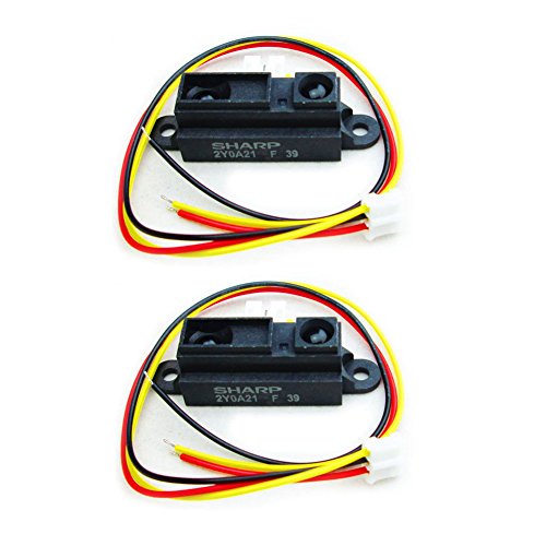 DIYmall Sharp IR Sensor GP2Y0A21YK0F for Arduino(Pack of 2PCS)