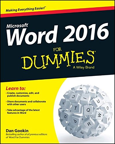 Word 2016 for dummies
