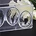 4 cavities diamond easter egg shape hard polycarbonate PC chocolate mold Ice cube mould celebration DIY bakery accessories