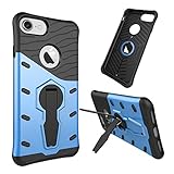 Apple Case IPHONE 7 Kickstand Case, GRANDEUR Liquid Armor Lifeproof Ionic Holographic Iron man, iphone 7 case Shock Absorption & Armour Series TPU Soft Protection Cover with Detachable Kickstand