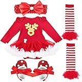 YiZYiF Baby Girls Outfits Newborn Infant My First Christmas Tutu Dress Up