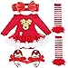 YiZYiF Baby Girls Outfits Newborn Infant My First Christmas Tutu Dress Up