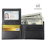 MCOCEAN RFID Blocking Leather Wallet - Bifold Security Credit Card Protector for Men