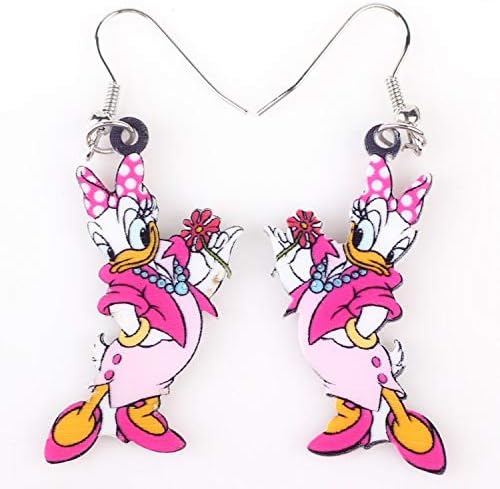 Lovely Duck Earrings Acrylic Hot Cute Jewelry Girls Women Cartoon Children Earrings Accessories