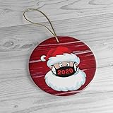 Santa Wearing Mask 2020 Christmas Tree