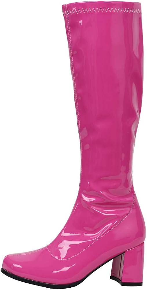 ladies red knee high boots