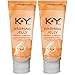 K-Y Warming Jelly Personal Lube- Personal Lubricant Safe to Use with Latex Condoms, Devices, Sex Toys and Vibrators, 5 oz, Pack of 2