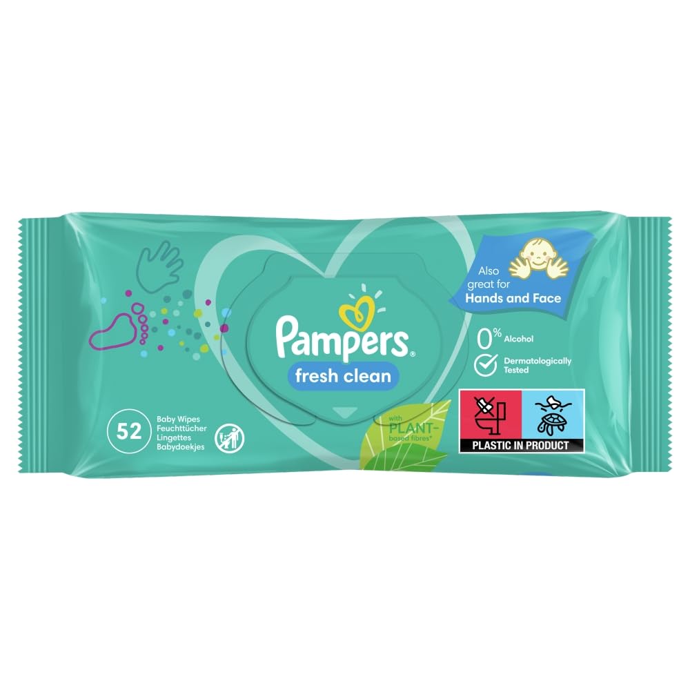PAMPERS SCENTED 52 BABY WIPES