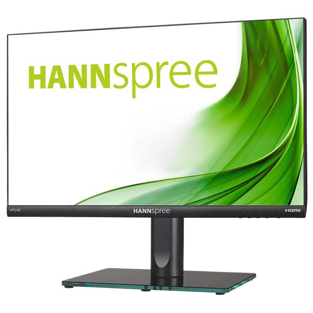HANNspree HP248PJB 23.8 Inch 1080p Full HD Anti Glare Desktop Monitor with HDMI, DisplayPort and VGA Connectivity - Black