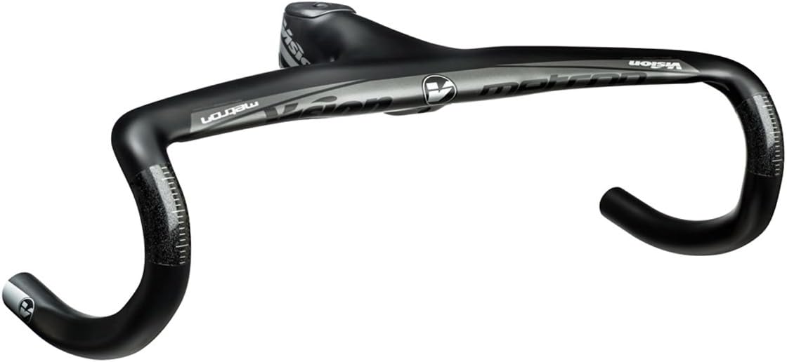 VisionMetron 5D Road Handlebar with Integrated 100mm Stem, Drop: 125mm, Reach: 80mm, W: 420mm