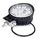 Led Work Light,ECCPP 4X27W 9LED Round Work Spot light Auxiliary Driving Lamp For 4x4-Jeep Cabin/UTE/SUV/ATV/Truck/Car/Boat/Fishing excavator/engineering vehicle/industrial plant (4x 27w Work Light)