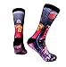 Forever Fanatics Lebron James #23 Basketball Crew Socks ✓ Lebron James Autographed ✓ One Size Fits 6-13 ✓ Ultimate Basketball Fan Gift