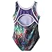 BAOHULU Leotard for Toddler Girls Gymnastics Shiny Athletic Dance Clothes Active Wear B136_Galaxy_8A