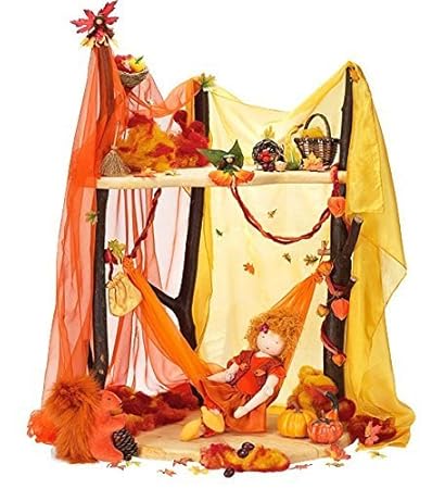 Magic Cabin Autumn Fairy With Friend Tweela Woodfee Stands