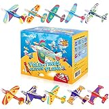 Joygogo 50 Pack Valentines Airplanes and 50 Pack Valentines Card for Kids, Valentines Day Gifts for Kids,Valentine Party Favors, Valentine Treats for School