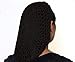 THICK HAIR NETS CROCHET BEANIE SKULL CAP HAT, Black