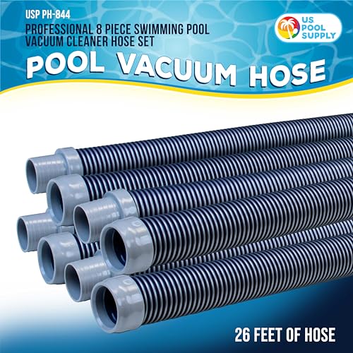 U.S. Pool Supply Pool Vacuum Hose, 8 Piece Pool Hose Set, 40" photo 6