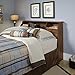 Sauder Shoal Creek Bookcase Headboard, Full/Queen, Oiled Oak finish
