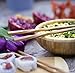 Totally Bamboo Twist Reusable Bamboo Chopsticks, Set of 5 Pair, 9.75