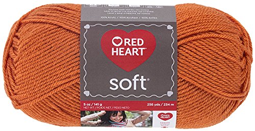 Red Heart  Soft Yarn, Tangerine