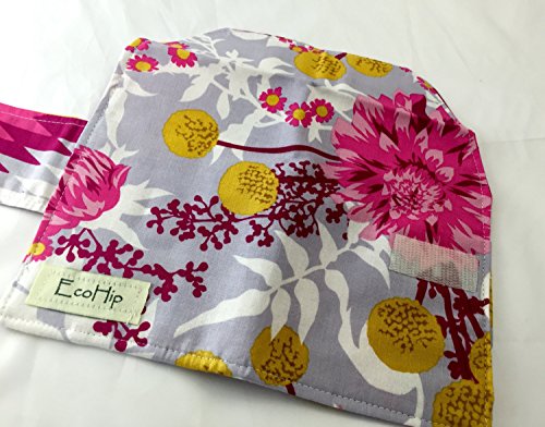 Privacy Pouch -Tampon and Sanitary Pad Case Holder - Joel Dewberry Wander Moon Garden in Rosetta Red
