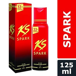KamaSutra KamaSutra Spark Perfumed No Gas Body Spray 125ml, Red, 125 ml
