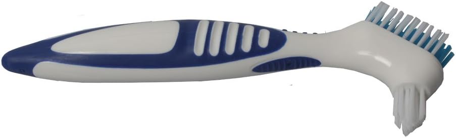 Gaodear Denture Brush Effective Denture Cleaning Brush Toothbrush False Teeth Cleaner Double Sided Denture Brushes: Health & Personal Care