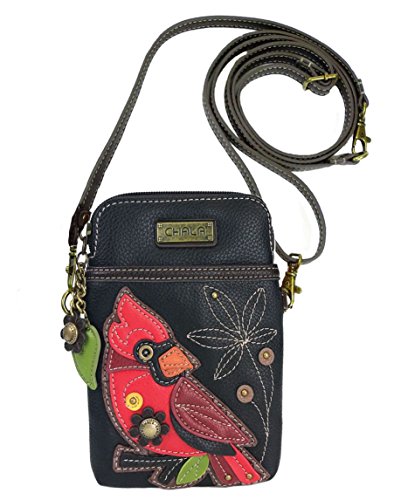 Chala Cardinal Cellphone Crossbody Handbag - Convertible Strap