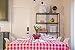 E-TEX Rectangle Tablecloth - 60 x 102 Inch - Red and White Rectangular Table Cloth for 6 Foot Table in Washable Polyester